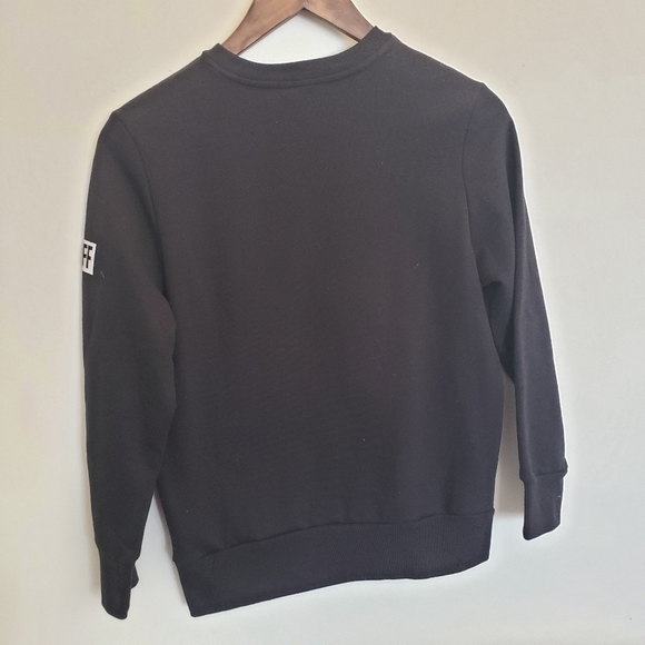 Neff x Disney Jessie Black Crewneck Sweatshirt Womens Size XS Black Graphic - Picture 2 of 7